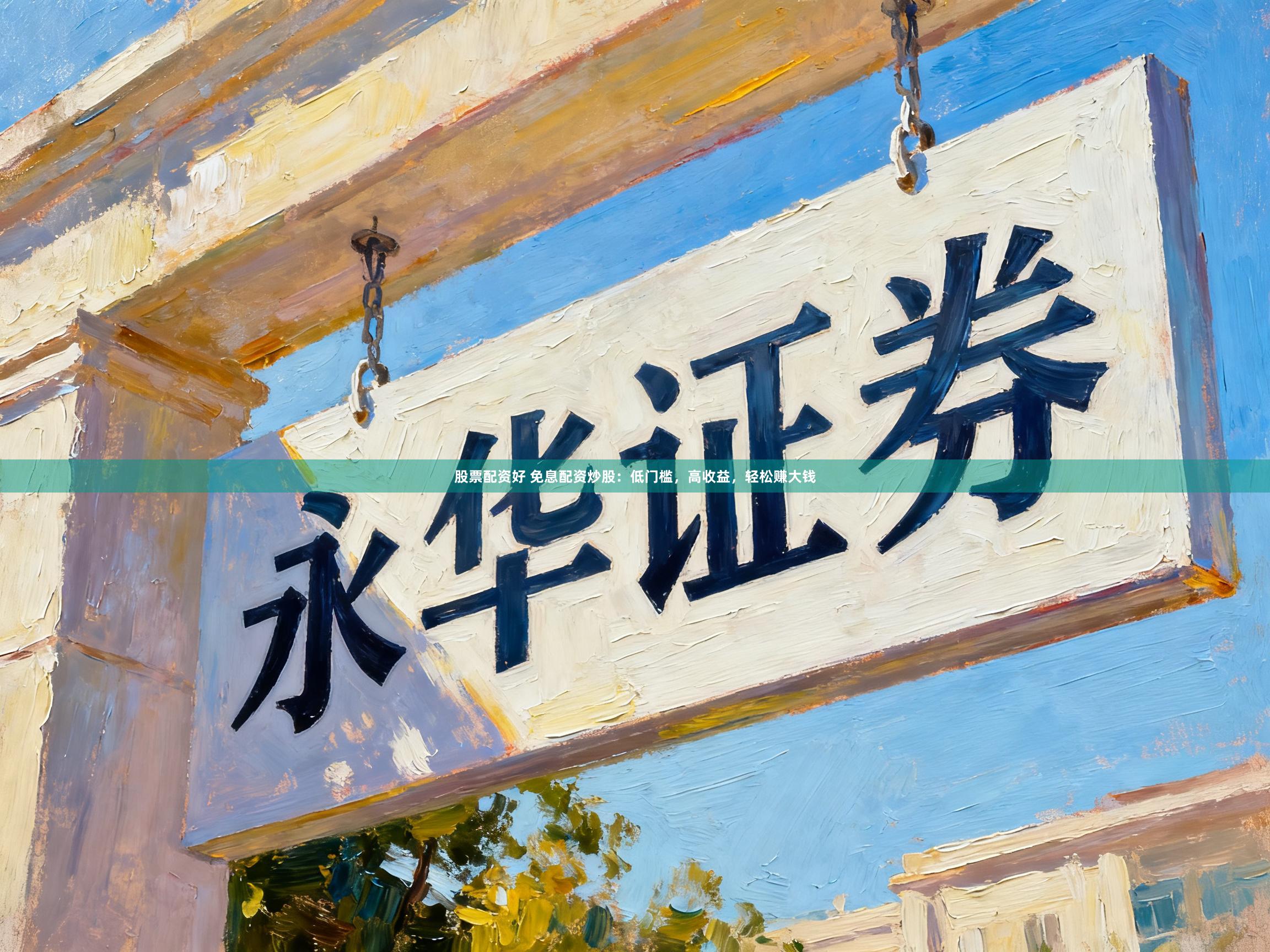 股票配资好 免息配资炒股：低门槛，高收益，轻松赚大钱