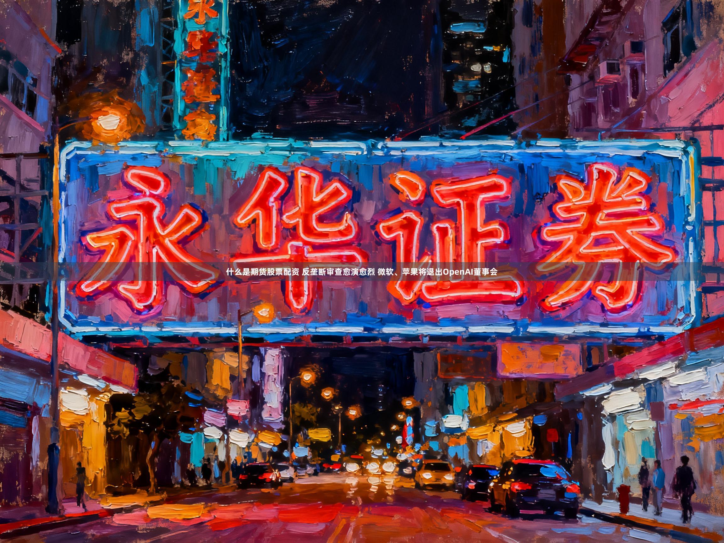 什么是期货股票配资 反垄断审查愈演愈烈 微软、苹果将退出OpenAI董事会